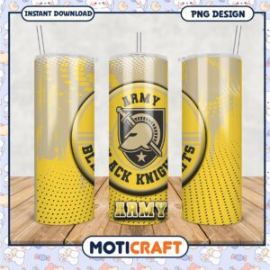 Army Black Knights Tumbler PNG for fans and gifts