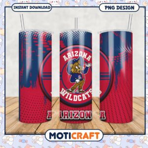 Arizona Wildcats Tumbler PNG Design for Fans and Collectors