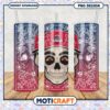 Arizona Wildcats Tumbler Design with Skull and Hat Elements