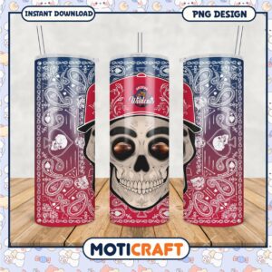 Arizona Wildcats Tumbler Design with Skull and Hat Elements