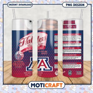 Arizona Wildcats Haters Be Gone Tumbler PNG Design