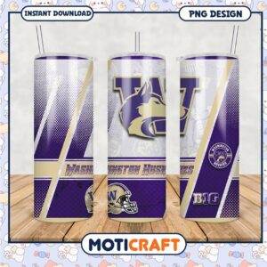 Washington Huskies Tumbler PNG Design for Fans and Gifts