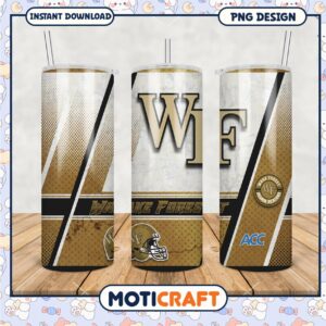 Wake Forest Tumbler PNG Design for Fans and Collectors