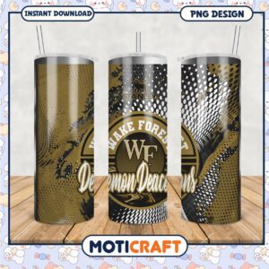 Wake Forest Demon Deacons Tumbler PNG Design for Fans