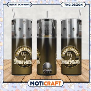 Wake Forest Demon Deacons Tumbler PNG for Fans and Gifts