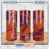 Virginia Tech Tumbler Design NCAA College Style PNG Image