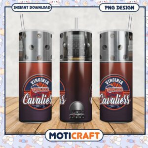 Virginia Cavaliers Tumbler Design for College Sports Fans