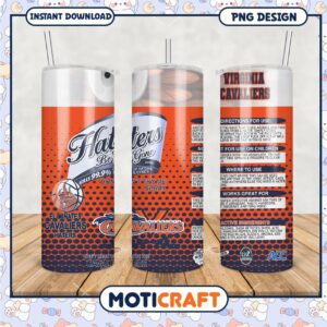 Virginia Cavaliers Haters Be Gone Tumbler PNG Design 2023