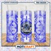 Villanova Wildcats Tumbler PNG Floral Pattern Design
