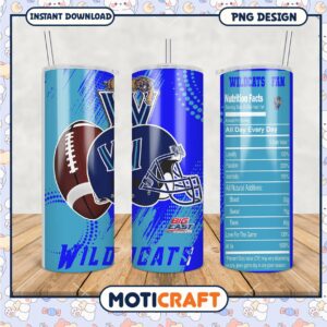 Villanova Wildcats Fan Tumbler Design for Game Day Fun