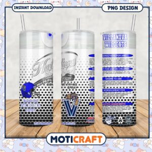Villanova Wildcats Haters Be Gone Tumbler PNG Design