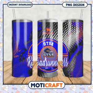 UTSA Roadrunners Tumbler PNG Design for Fans and Gifts