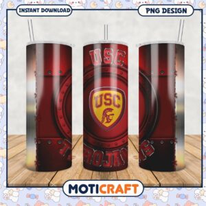 USC Trojans Tumbler PNG Unique Design for Fans and Collectors