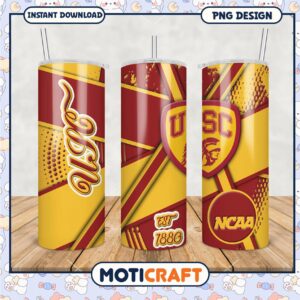 USC Trojans Tumbler PNG Design for NCAA Fans and Gifts