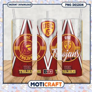 USC Trojans Tumbler Design Graphic PNG for Fans and Collectors
