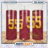 USC Trojans Tumbler Design featuring Seau Jersey 55 PNG 2 USC Trojans Tumbler Design featuring Seau Jersey 55 PNG