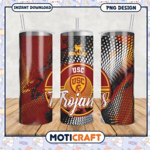 USC Trojans Stanley Tumbler PNG Design for Fans and Events