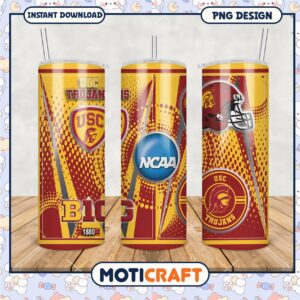 USC Trojans NCAA Tumbler PNG Design for Fans and Collectors