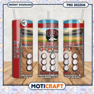 UNLV Rebels Lottery Tumbler Image for Winning Prize Payout