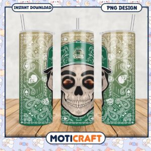 Unique Skull Tumbler Design for South Florida Bulls Fans