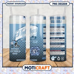 Unique Carolina Tar Heels Haters Be Gone Tumbler Design PNG