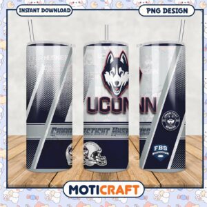 UConn Huskies Tumbler PNG Design for Fans and Collectors