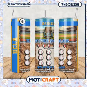 UCLA Bruins Tumbler PNG with Top Prize of 100000 Dollars