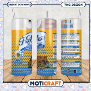 UCLA Bruins Haters Be Gone Tumbler Design PNG File