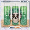 Tulane Green Wave Skull Tumbler PNG Design for Fans 2 Tulane Green Wave Skull Tumbler PNG Design for Fans