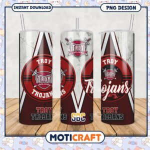 Troy Trojans Tumblers PNG Design for Sports Fans Merch