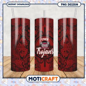 Troy Trojans Tumbler PNG Design for Fans and Collectors
