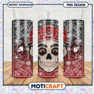 Troy Trojans Skull Tumbler Design for Fans and Collectors