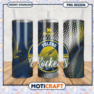 Toledo Rockets Stanley Tumbler PNG Design for Fans