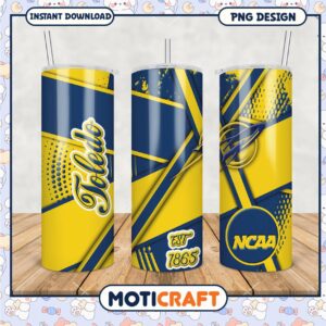 Toledo NCAA Tumbler Design Bright Colors and Bold Style
