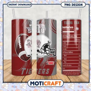 Tigers Fan Tumbler PNG Design for Sports Enthusiasts