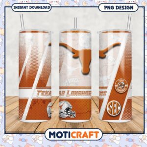 Texas Longhorns Tumbler PNG for Fans and Collectors