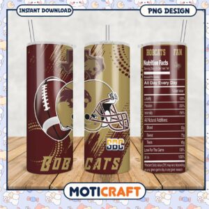 Texas Bobcats Fan Tumbler PNG for Dedicated Sports Lovers