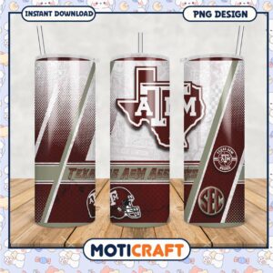 Texas A&M Aggies Tumbler Design for Fans and Collectors