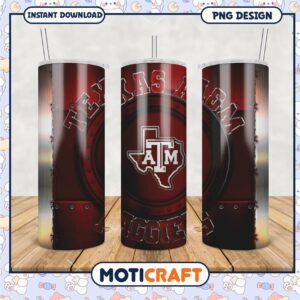 Texas A and M Aggies Tumbler Design for Fans and Collectors