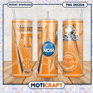 Tennessee Volunteers Tumbler PNG for NCAA Fans and Collectors