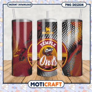 Temple Owls Tumbler PNG Stylish Design for Fans 2023