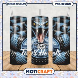 Tar Heels Tumbler PNG Artwork for Fans and Collectors
