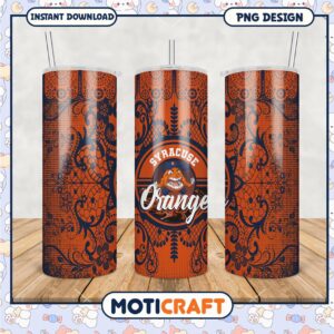 Syracuse Orange Tumbler PNG Design for Fans and Gifts