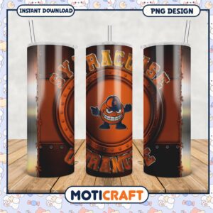 Syracuse Orange Tumbler Design PNG for Fans and Gifts