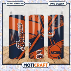 Syracuse Orange NCAA Tumbler Design PNG for Fans