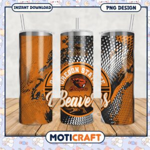 Oregon State Beavers Tumbler PNG Design for Fans