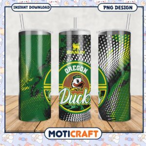 Oregon Ducks Tumbler PNG Design for Sports Fans Gift