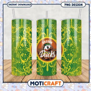 Oregon Ducks Tumbler PNG Design for Fans and Collectors