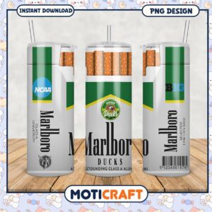 Oregon Ducks Marlboro Tumbler Design for Fans and Collectors