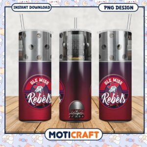 Ole Miss Rebels Tumbler PNG for Fans and Collectors